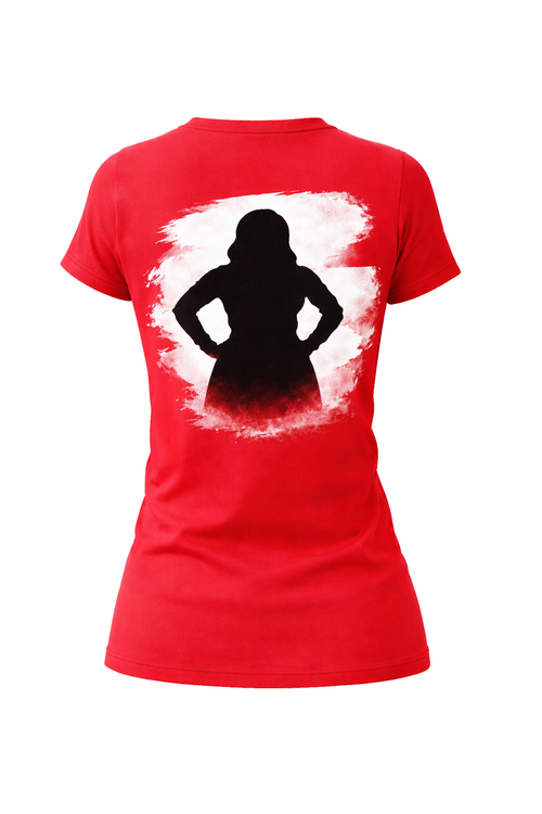 Camiseta Mujer Roja | Sondra Silueta