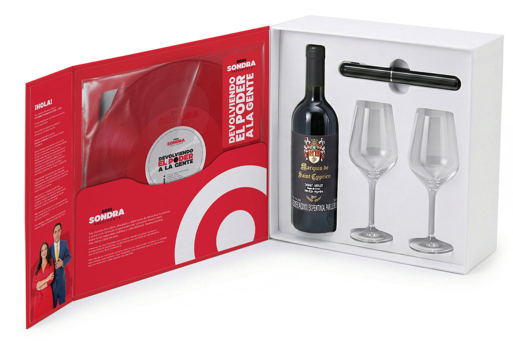 VINYL KIT EDICIÓN LIMITADA  —  FUNDADORES SONDRA PRESIDENTE 2026 LUIS MARIN