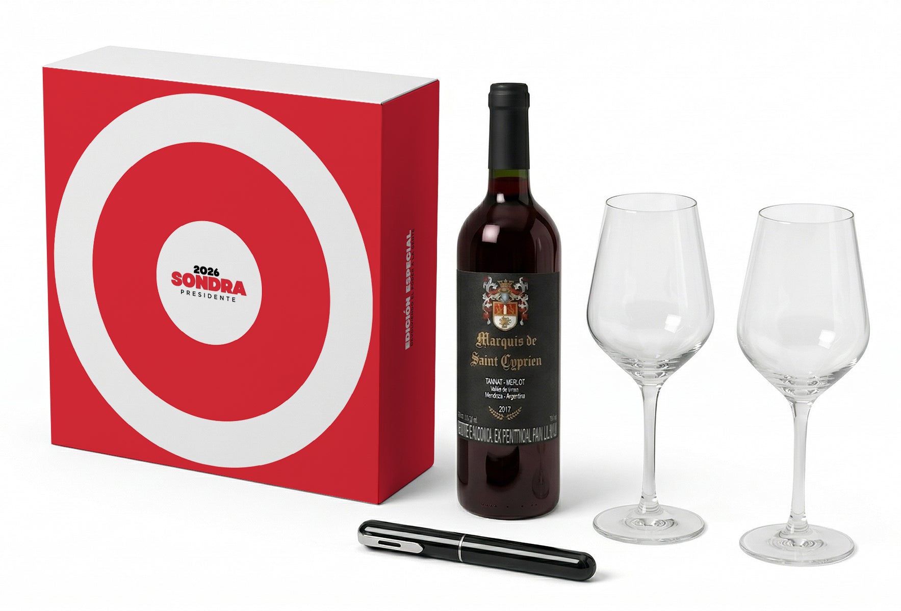 VINYL KIT EDICIÓN LIMITADA  —  FUNDADORES SONDRA PRESIDENTE 2026 LUIS MARIN