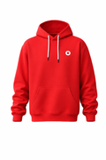 Hoodie Unisex Rojo | Sondra Silueta