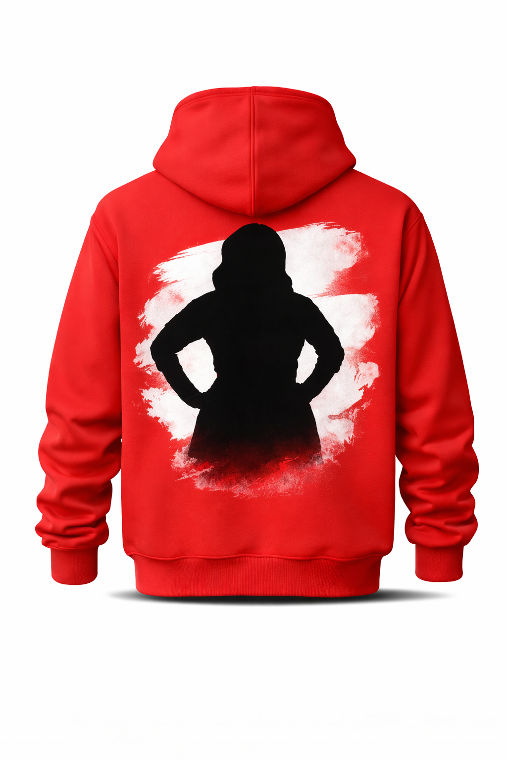 Hoodie Unisex Rojo | Sondra Silueta